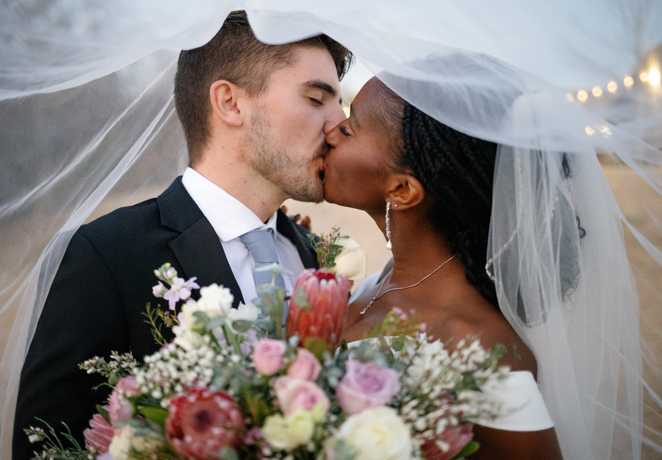 Under the veil Dallas wedding photo